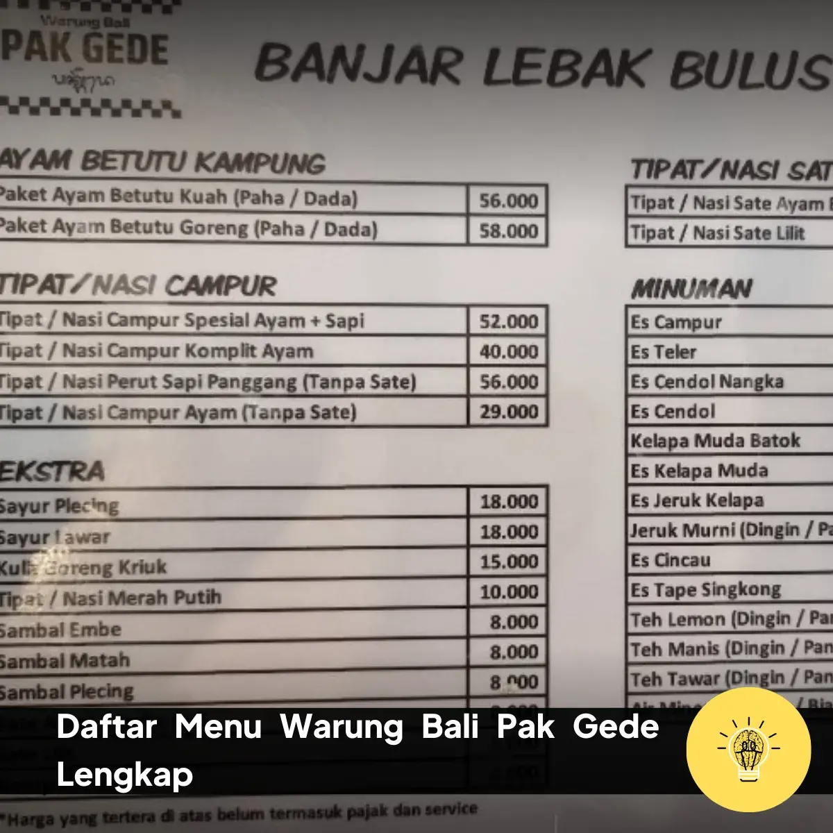 Warung BP: Authentic Flavors in Every Bite